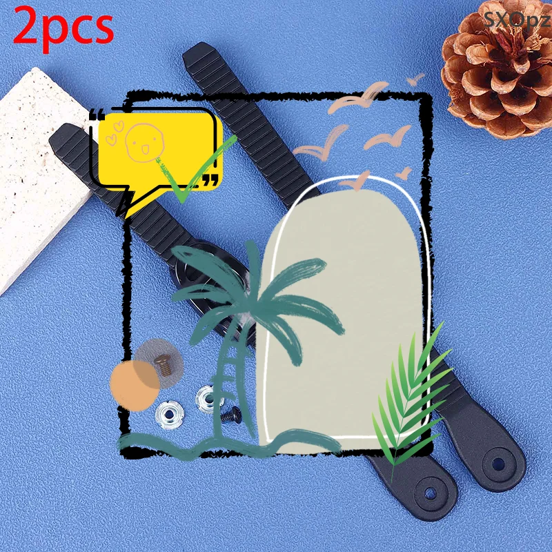 

2Pcs Snowboard Ankle Ladder Straps With Screws Adjustable Roller Skating Shoes Strap Snowboard Binding Replacements