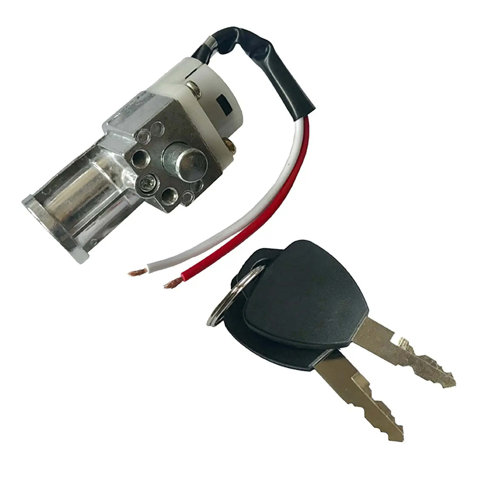

Motorcycle Battery Locks Electric Lock Accessories with 2 Key Ignition Switch Portable for Electric Bike Battery Box Safety Lock