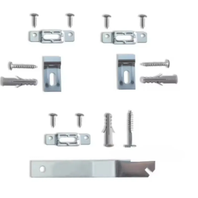 2Sets T-Lock Security Anti-theft Locking Hangers Kits For Wood Aluminum Photo Picture Frames With 1 Wrench Museums Galleries