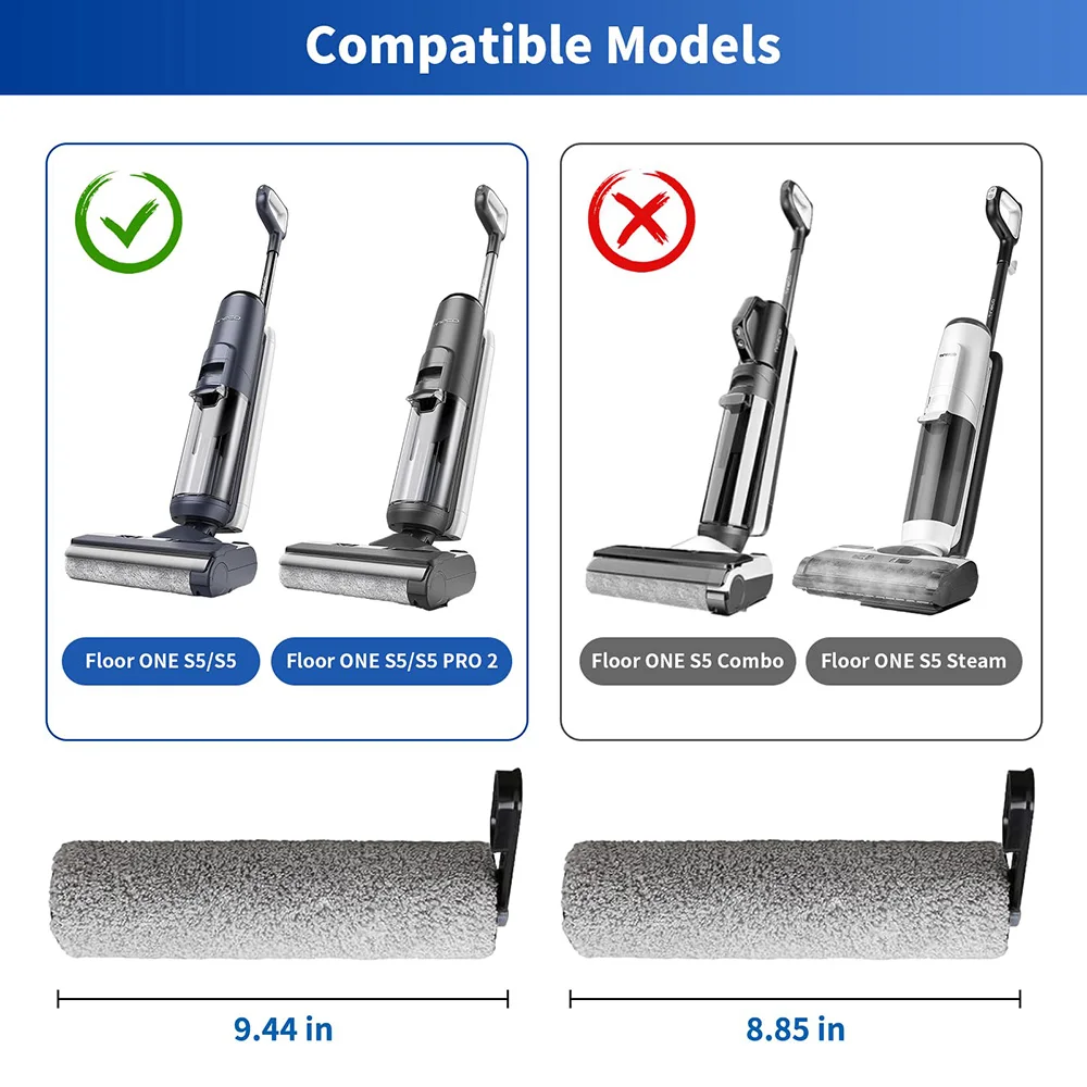 Szczotka rolkowa na podłogę Tineco One S5/S5Pro 2/S5Pro/S5 niebieski odkurzacz akcesoria zamienne części zamienne filtry