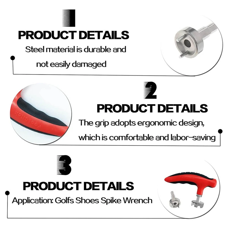 أداة إزالة مفتاح الجولف سبايك ، مجموعة ربط الأحذية ، برغي بديل ، أداة مساعدة التثبيت ، إكسسوارات الجولف