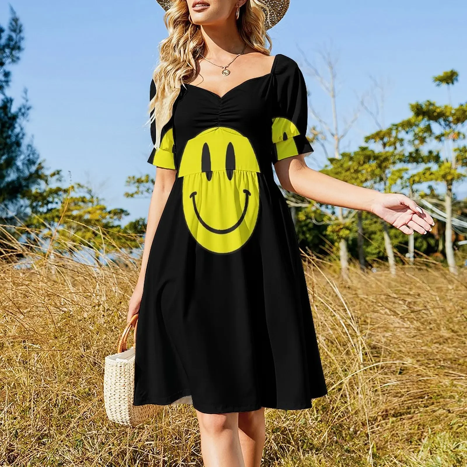 Happy Acid Smile Techno 90s Retro Gift Hardcore Sleeveless Dress summer dresses womens 2025 women's summer dress 2025 Dress