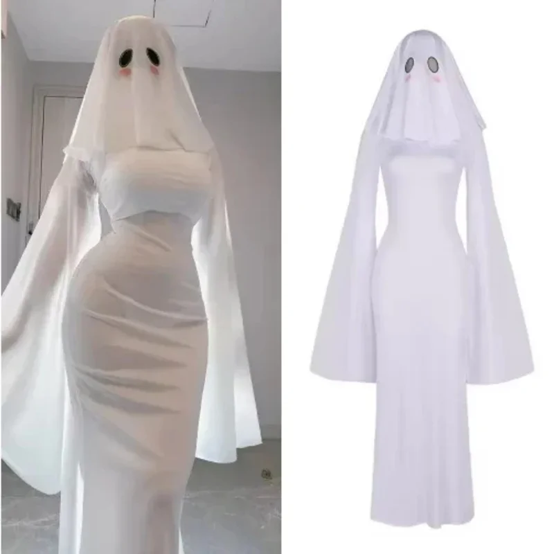 

l2025l New Cosplay Anime Ghost Girl Cosplay Costume Ghost Princess Holiday Cross Dressing Cosplay Costume Women Slim Fishtail Dr