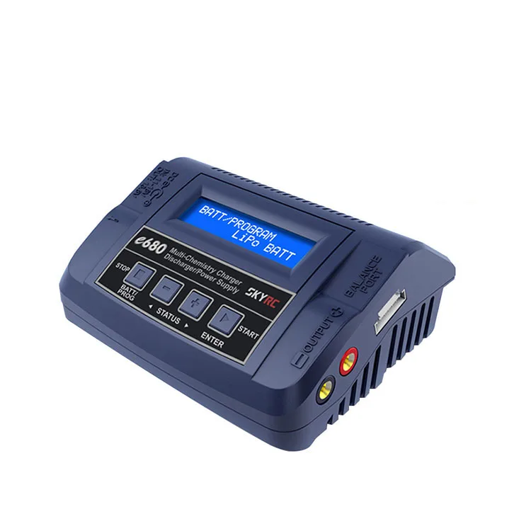 

SKYRC E680 80W AC/DC Smart Portable Balance Charger 13.8V Power Supply Discharger for LiPo Li-ion LiFe NiCd NiMH PB Battery