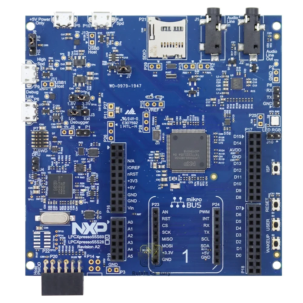 FOR NXP LPC55S69-EVK Development Board MCUXpresso LPC5500 Cortex-M33 Dual-Core 150MHz 640KB Flash 320KB SRAM Genuine