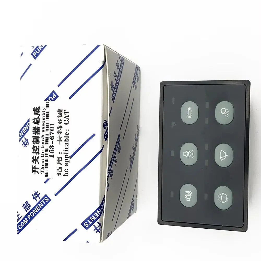 163-6701 1636701 Head Lamp Wiper Control Panel for CAT312C 320C 325C 330C