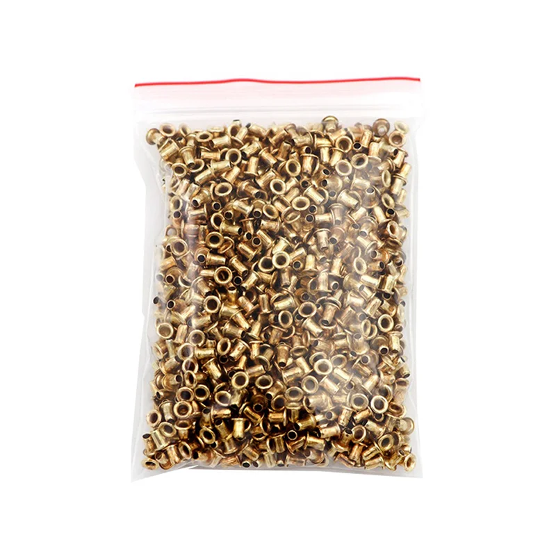 1000Pcs Copper Eyelets for Beehive Frames, Metal Wire Frame Eyelet Fasteners, Beekeeping Equipment Accessories