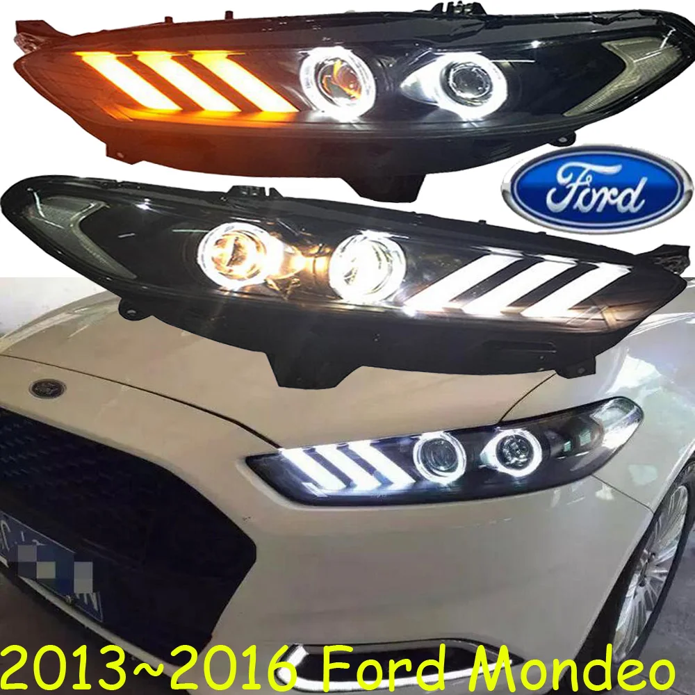 

2013~2016y car bumer head light for ford Ford Mondeo headlight fusion car accessories LED DRL HID xenon fog for Mondeo headlamp