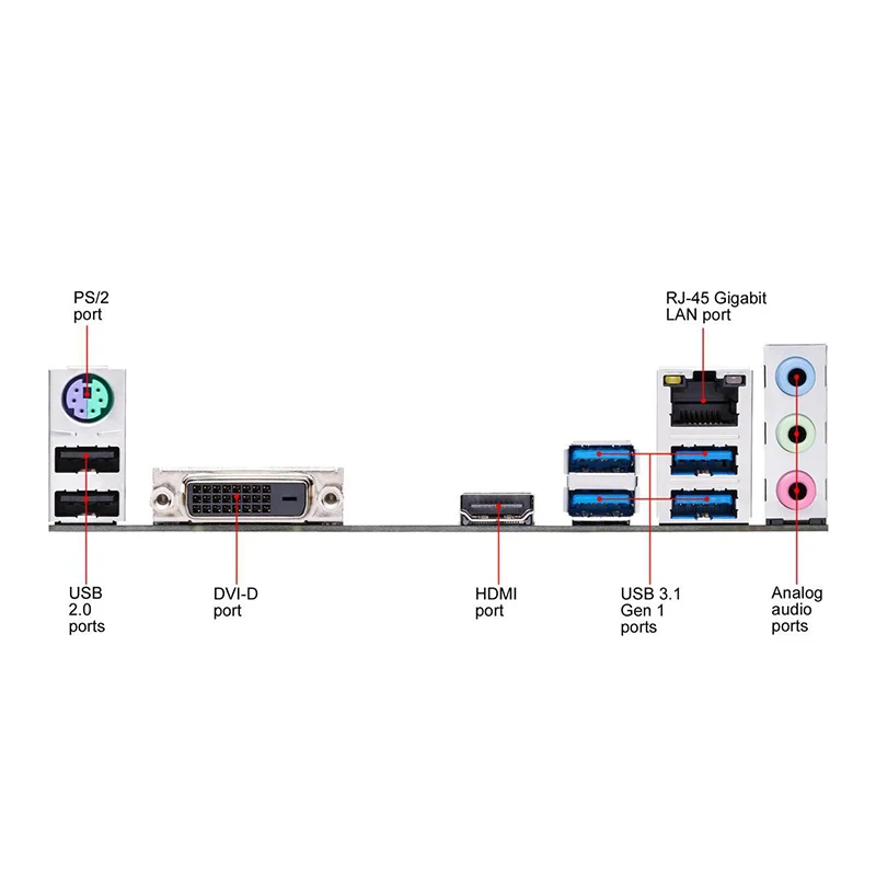 Imagem -05 - Placa-mãe Intel Asus-prime ii Lga 1151 Série 300 Hdmi Sata Gbps Usb 3.1 Atx Intel Z370