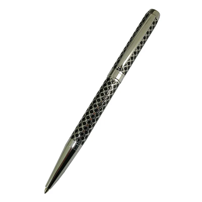 

ACMECN Carving Custom Design Personalized Brand Pen Retractable Mechanism Unisex Twist Slim Ballpoint Pen for Business Gifts Hot