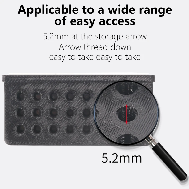 

Arrows Storage Rack Wall Display Arrows Hanger Brackets with Screws for Arrows