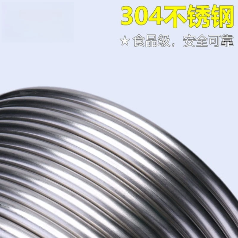 304 Stainless Steel Immersion Wort Chiller Coil Food Grade Homebrew Beer Cooling Coil For Home Brewing Malt Juice Cooler