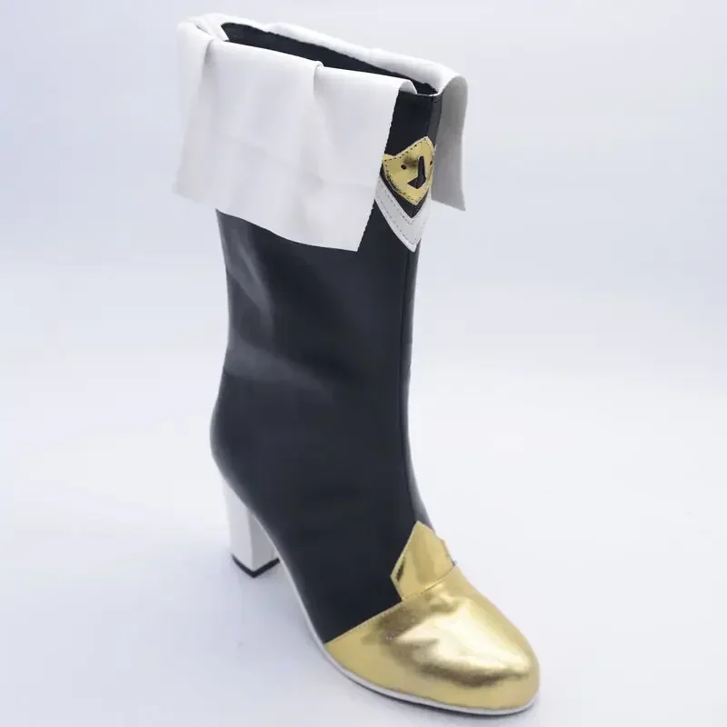 Honkai:Star Rail Sushang High und Low Tall Boot Kurzer Stiefel Cosplay High Heel Stiefel Schuhe Halloween für Mädchen Jungen PU-Lederschuhe