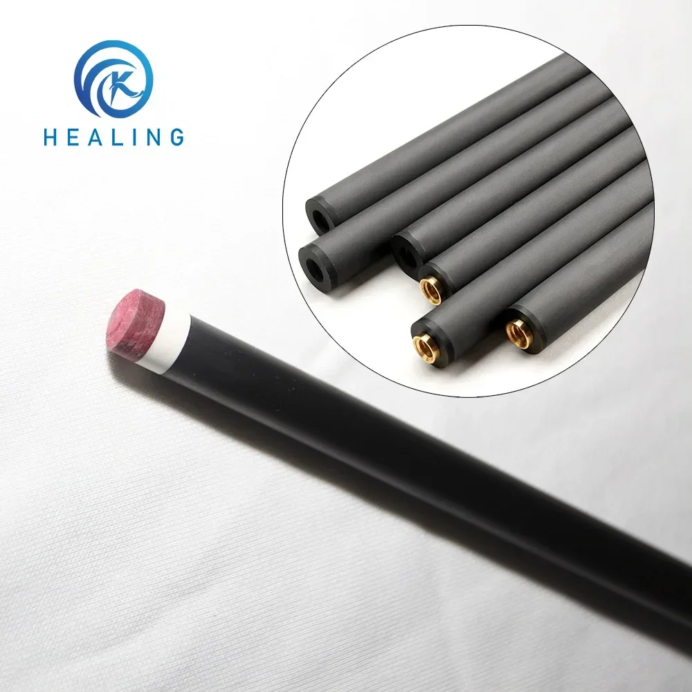 Black Technology Carbon Fiber Shaft Of Pool Cue Front Part for Billiard Play/Billiards Cue LOGO Engraved Shaft with Foam OEM