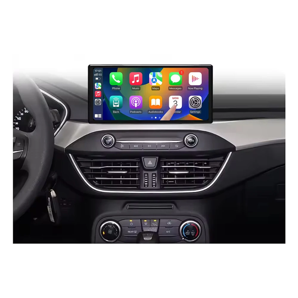 10.33 Inch Android 16 Voor FORD Focus 2019-2022 Autoradio Multimedia Video Player GPS Navigatie Stereo 360 Camera BT DSP Carplay - afbeelding 2