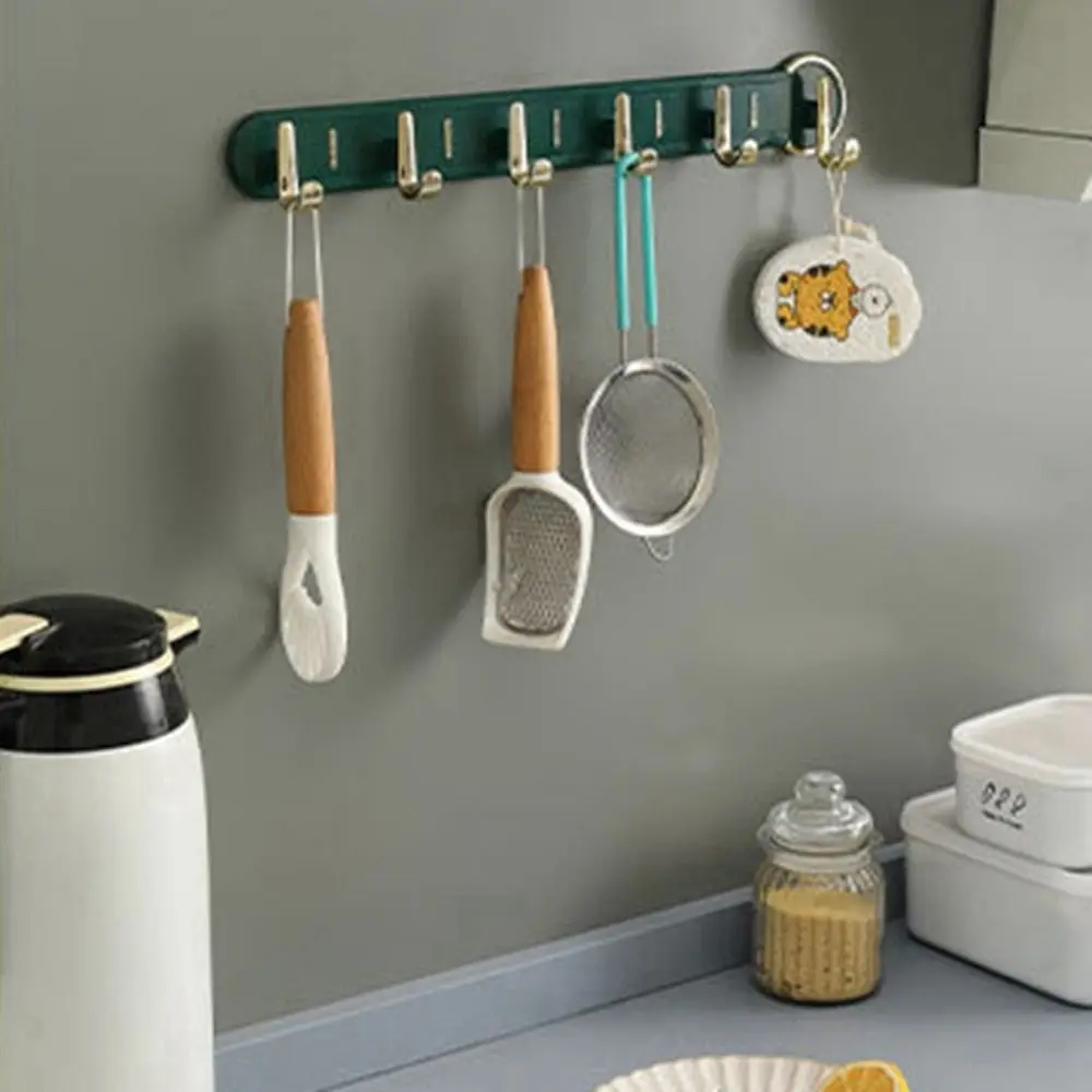 

Practical Plastic Decorative Punch-Free Non-Marking Multi-Functional Key Holder Storage Hook For Kitchen Bathroom Hanger