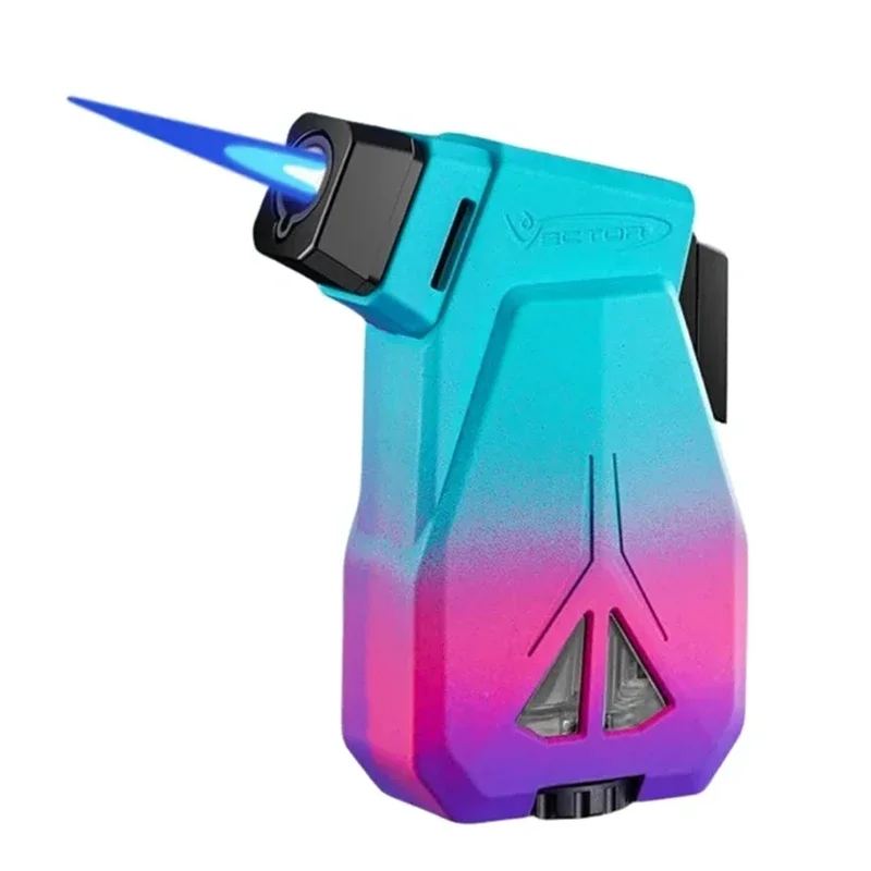 

Windproof Visible Window Spray Gun Lighter Sprays Blue Flames Fashionable and Cool Portable Cigar Lighter Men's Smoking Gift