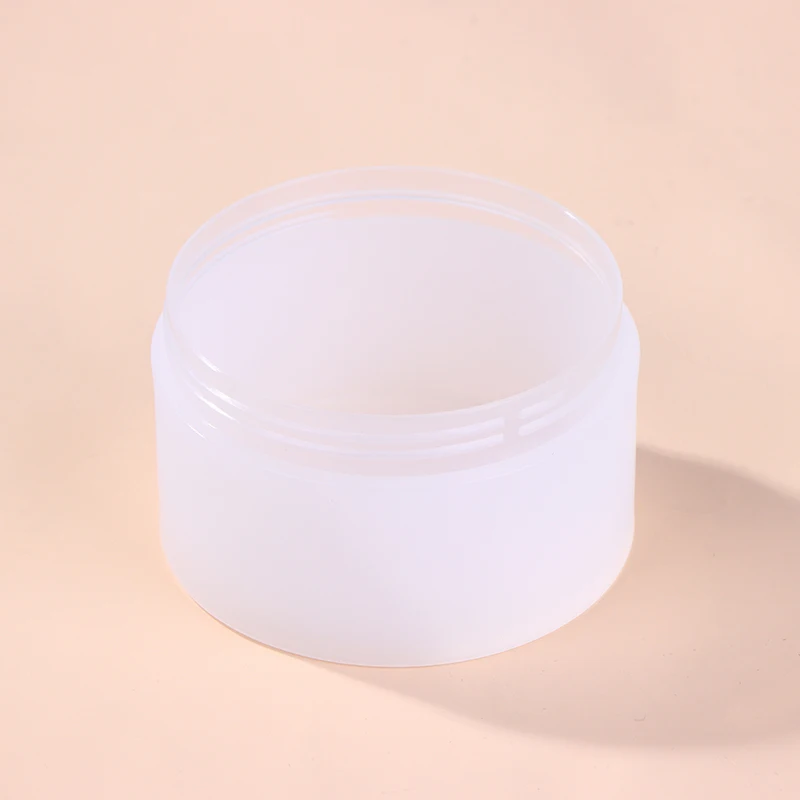 جرة تنظيف قناع الطين الحاويات لوحة قطن زجاجة فرعية 100 جرام غطاء الوجه الفارغ التطهير زجاجة بلسم PP كريم بلوري مستدير #1