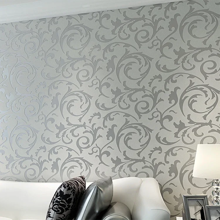 3D Wallpaper Minimalist European Wallpaper Non-woven Fabric Bedroom Wall paper Living Room TV Background Wall Wall paper