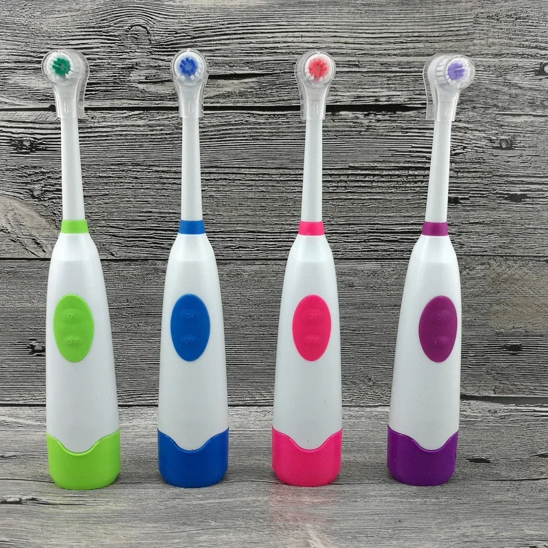 Electric Toothbrush Set for Children - Includes 2 Replacement Heads