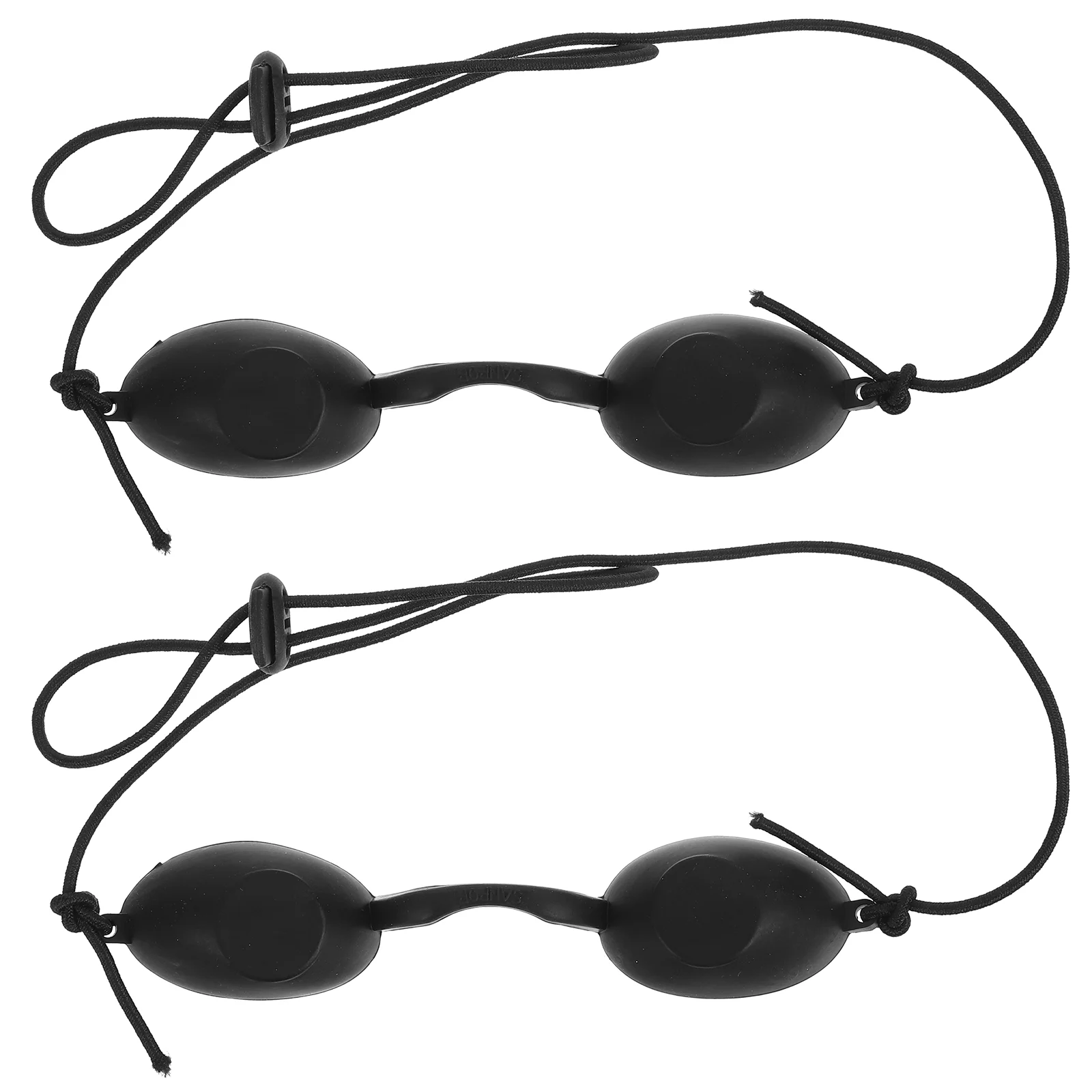 2Pcs Safety Eye Patch Red Blue Light Eye Protect Eyepatch for LED (Black) eye protection