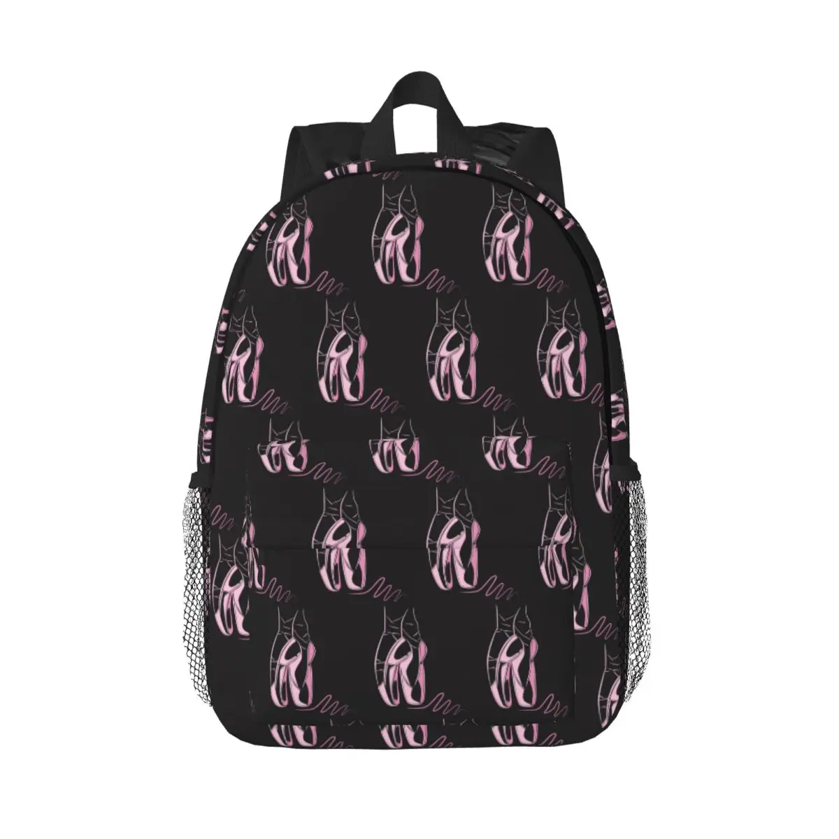Ballet Dance Makes Me Free Ballerina Dancer Backpack Daypack Boys Girls BookBag Shoulder Bags for Men Women Children School Bag