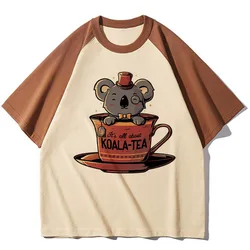 Koala Top Vrouwen Komisch Grafisch T-Shirt Meisje Manga Komische Anime Kleding