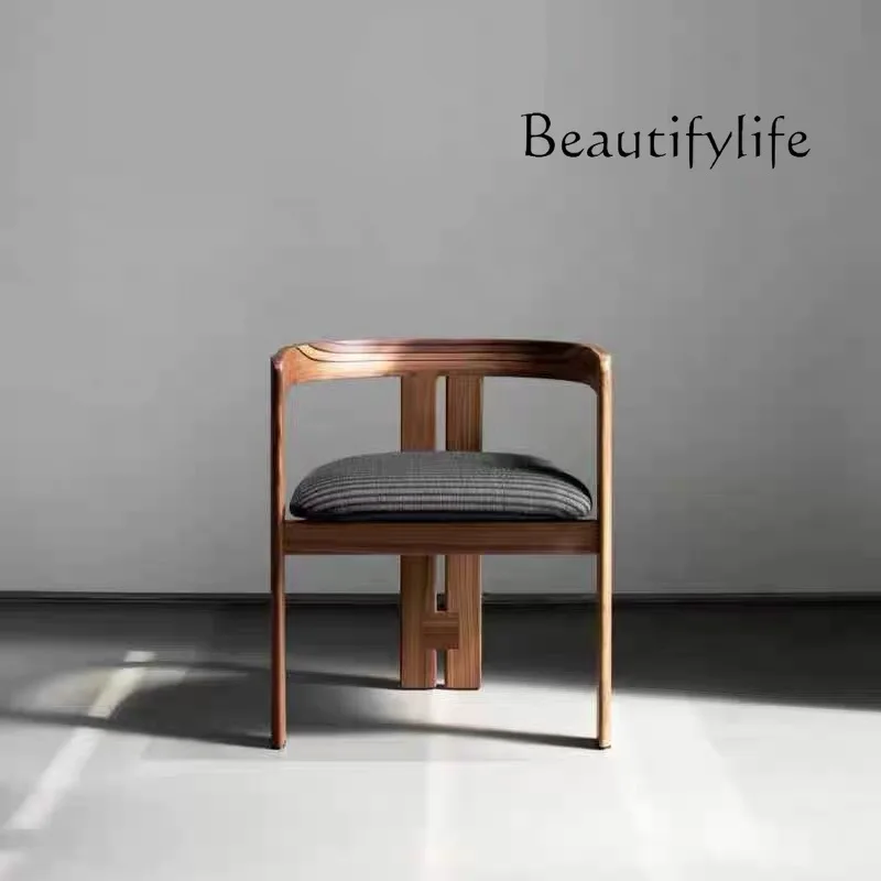 

American solid wood home medieval dining chair French dining table and chair design