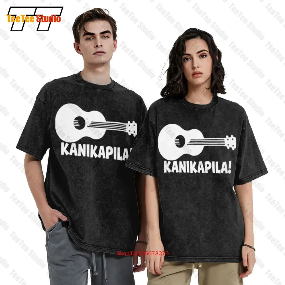 Kanikapila Hawaiian Music Hawaii Ukulele Musician Vintage Oversized T-Shirt 9QOS