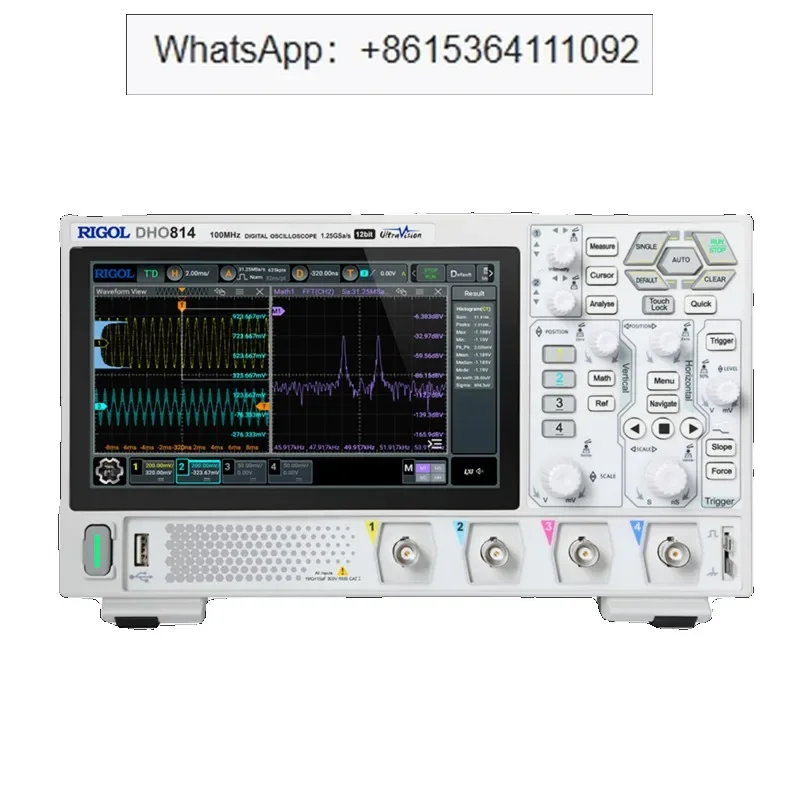 Puyuan DHO802/804/812/814 Portable Digital Oscilloscope 2/4 Channel High Resolution Oscilloscope