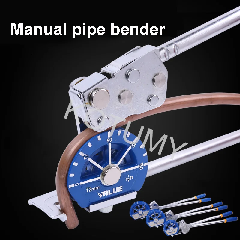 Manual Pipe Bender Air Conditioning Copper Pipe Metal Hose Bending Lever Type Manual VBT-1/2/3 Processing Equipment And Tool