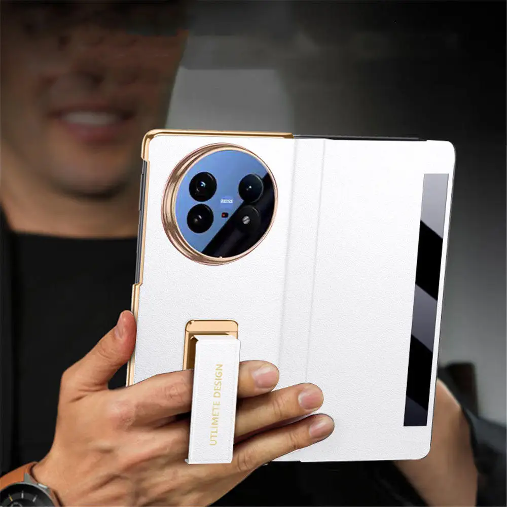 

Откидной чехол-браслет премиум-класса из натуральной яловой кожи для Vivo X Fold5, чехол-держатель для бизнеса