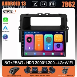 Android Autoradio Lecteur Multimédia pour Nissan Primastar J4 Pour Opel Vivaro X83 Pour Renault Trafic 2 GPS Ecran Wifi No 2din DVD