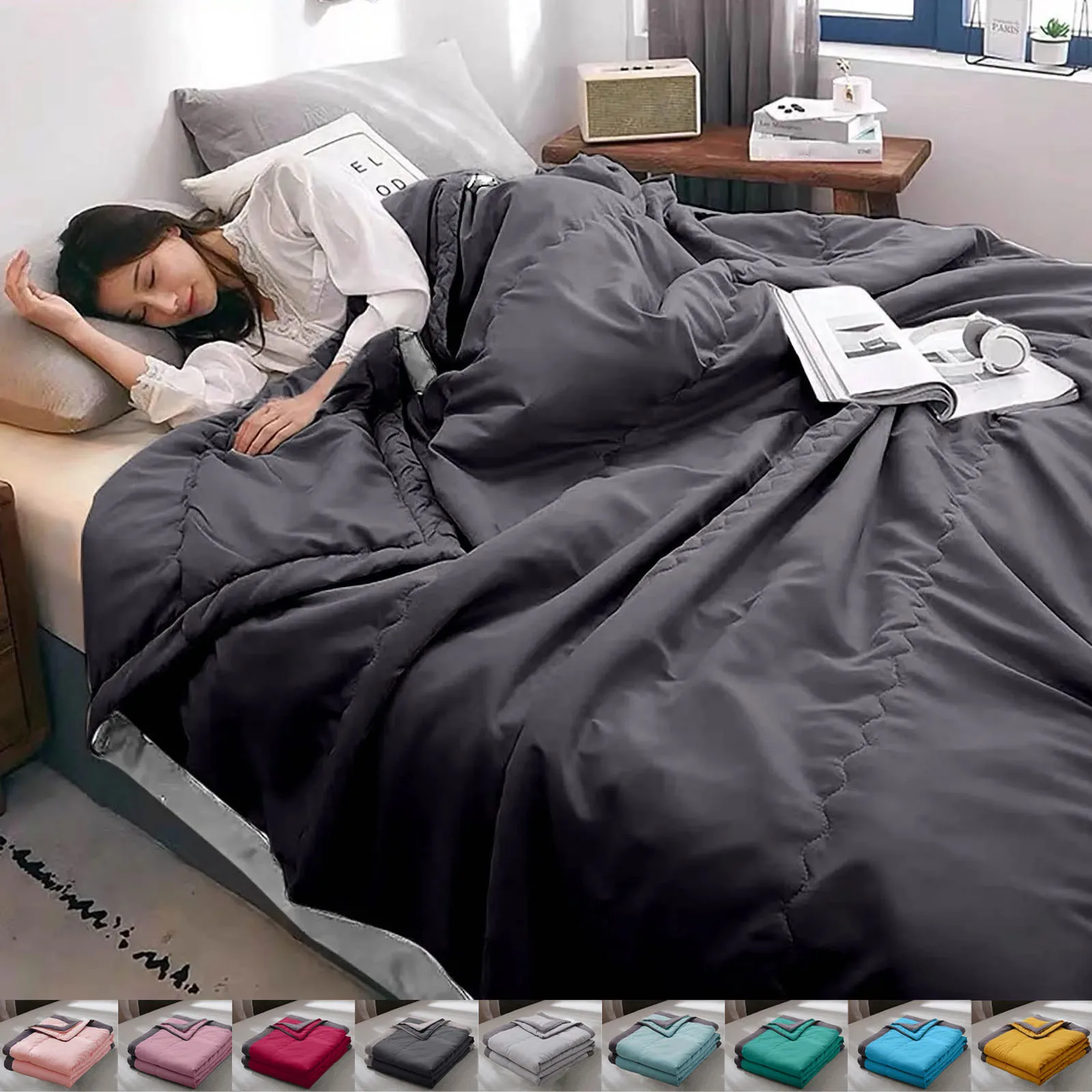 

Summer Coling Blanket Throw for Bed Lightweight Coling Blanket for Night Sweats Throw Blanket for Hot Weather Keeps Body Coold