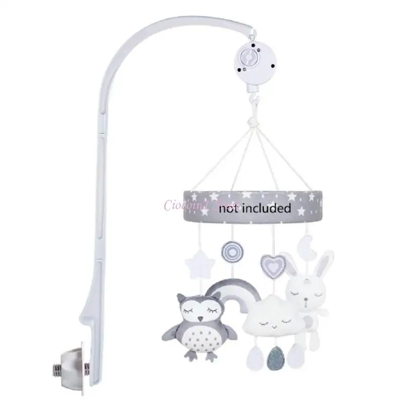 Y1ub Baby Crib Mobile Halter Baby Bett Glocken Arm Musics Box Klammer einfach zu bedienen