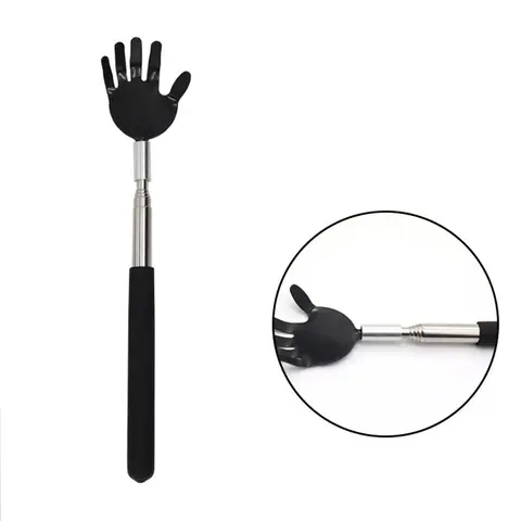 Claw Extendable Back Scratcher Stocking Stuffers for Men Adults, Christmas Gifts for Men Women Mom Dad Husband, White Elephant