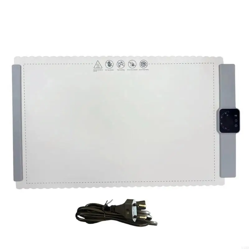 L5BD Heating Pad Electric Warming Tray Silicone Texture Suitable for Dining Table