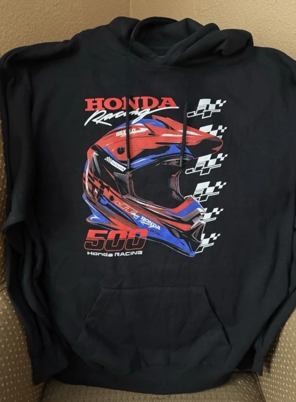 

Толстовка с логотипом Honda, осенне-зимняя мужская и женская уличная одежда, повседневная толстовка с капюшоном для мотоцикла
