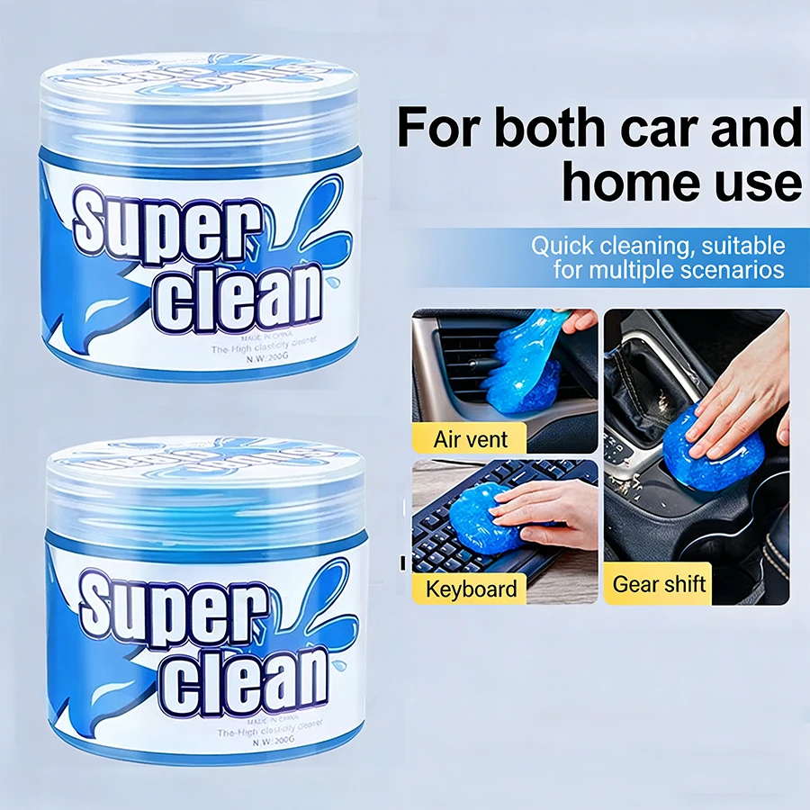 Car Cleaning Soft Glue, Interior Cleaning for Crevices and Mud, Dust Cleaning Adhesive, Keyboard Cleaning Adhesive
