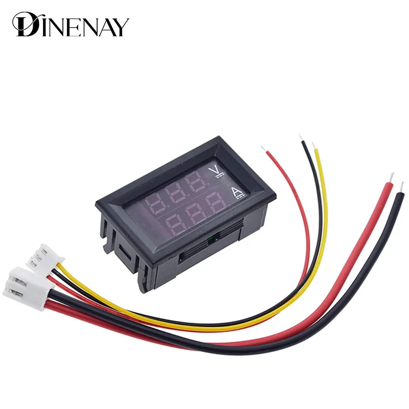DC 10A Voltmeter Ammeter LED Meter Gauge Car Motocycle Voltage Current Meter
