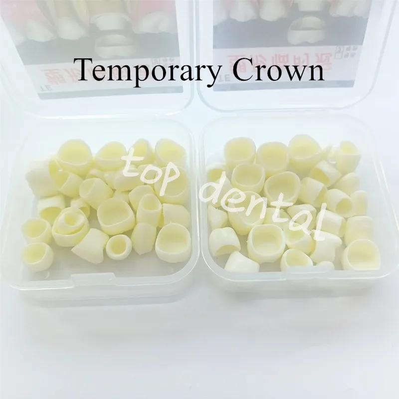 

2Box Dental Heat Moudable Temporary Crown Denture Implant Crowns Dentistry Lab Material Pale Yellow