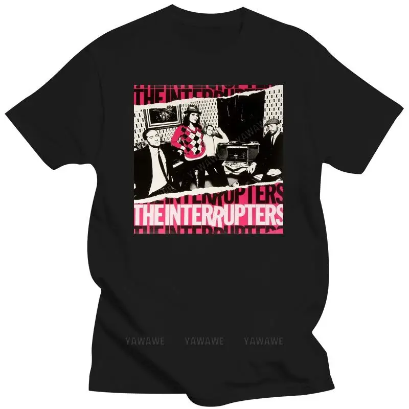 Black t shirt for male summer brand tee-shirt Band THE INTERRUPTERS SELF TITLED T Shirt teenager cotton tee shirt fashion top