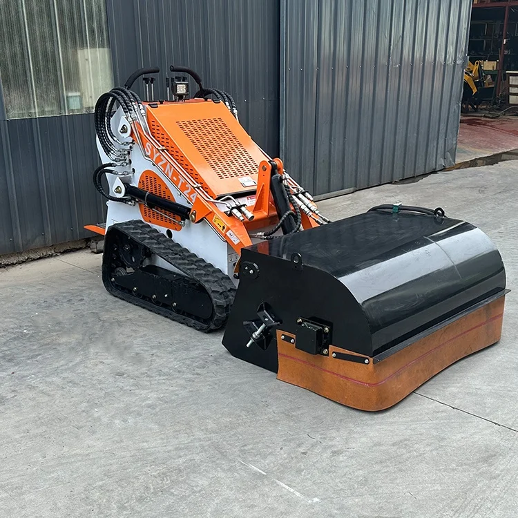 Mini Skid Steer Loader Municipal Highway Attachment Closed Sweeper Made in China Customizable Civil Engineering Machine 3600