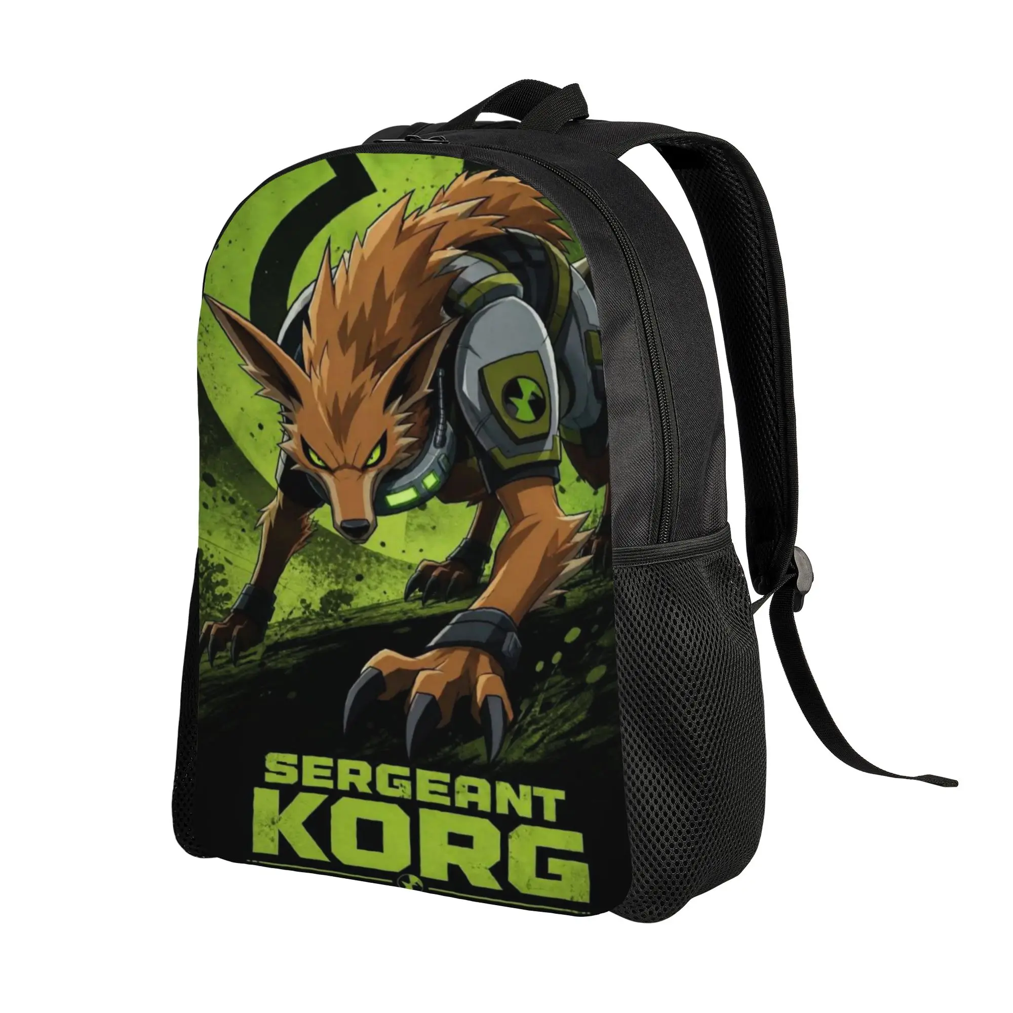 Backpack Back to school season Armored Wolf Alien Soldier Crouching Claws  Kawaii Backpack