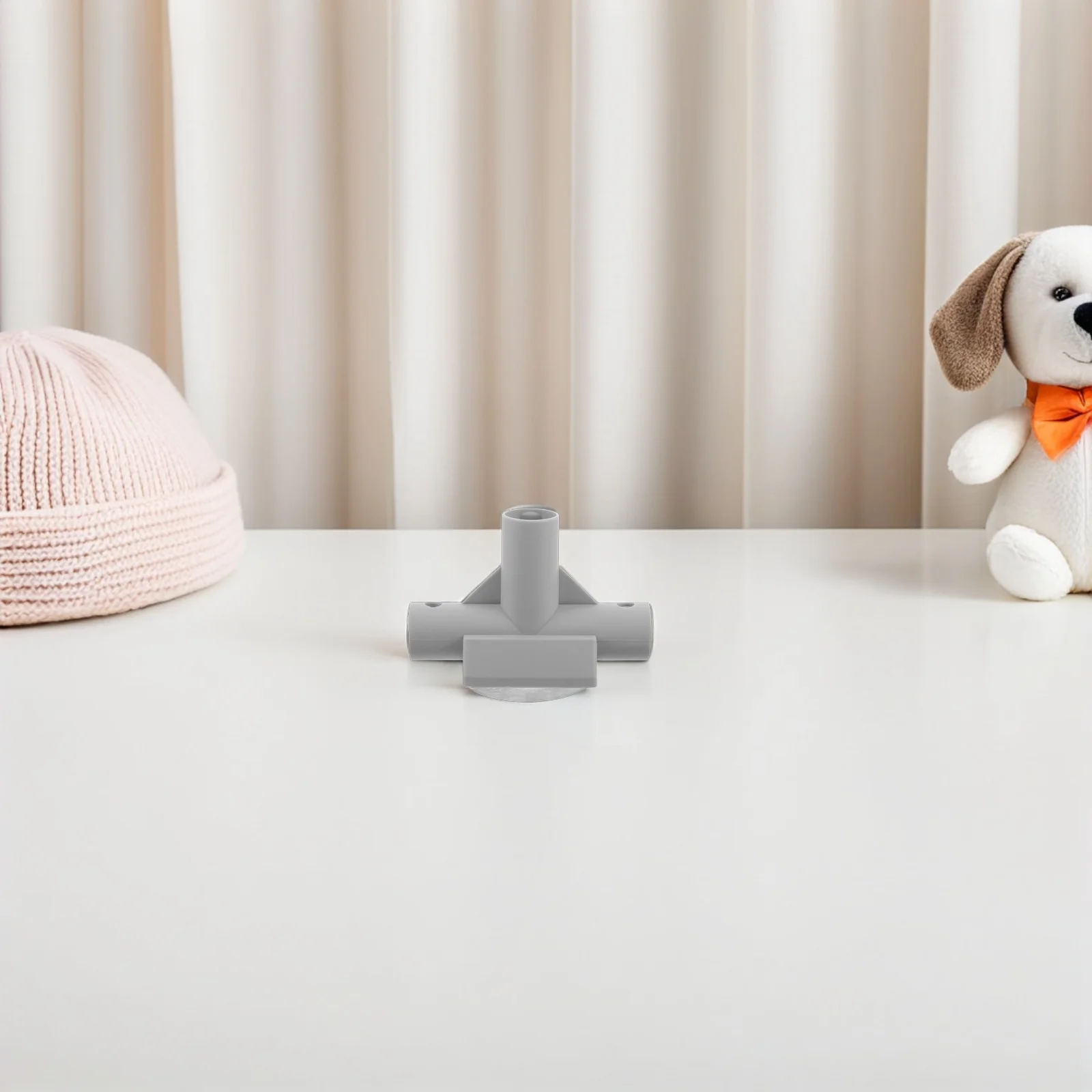 Parte di ricambio a 3 vie con giunto a forma di bambino Recinzione in plastica durevole per accessori da gioco per bambini Connettore per tubo per box per tende da giardino