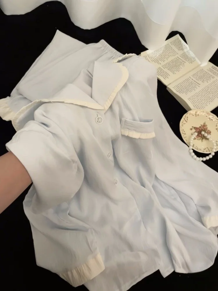 conjunto-de-pijamas-de-manga-longa-simples-e-doce-para-mulheres-primavera-outono-roupas-de-casa-soltas-cor-pura-conjunto-de-r