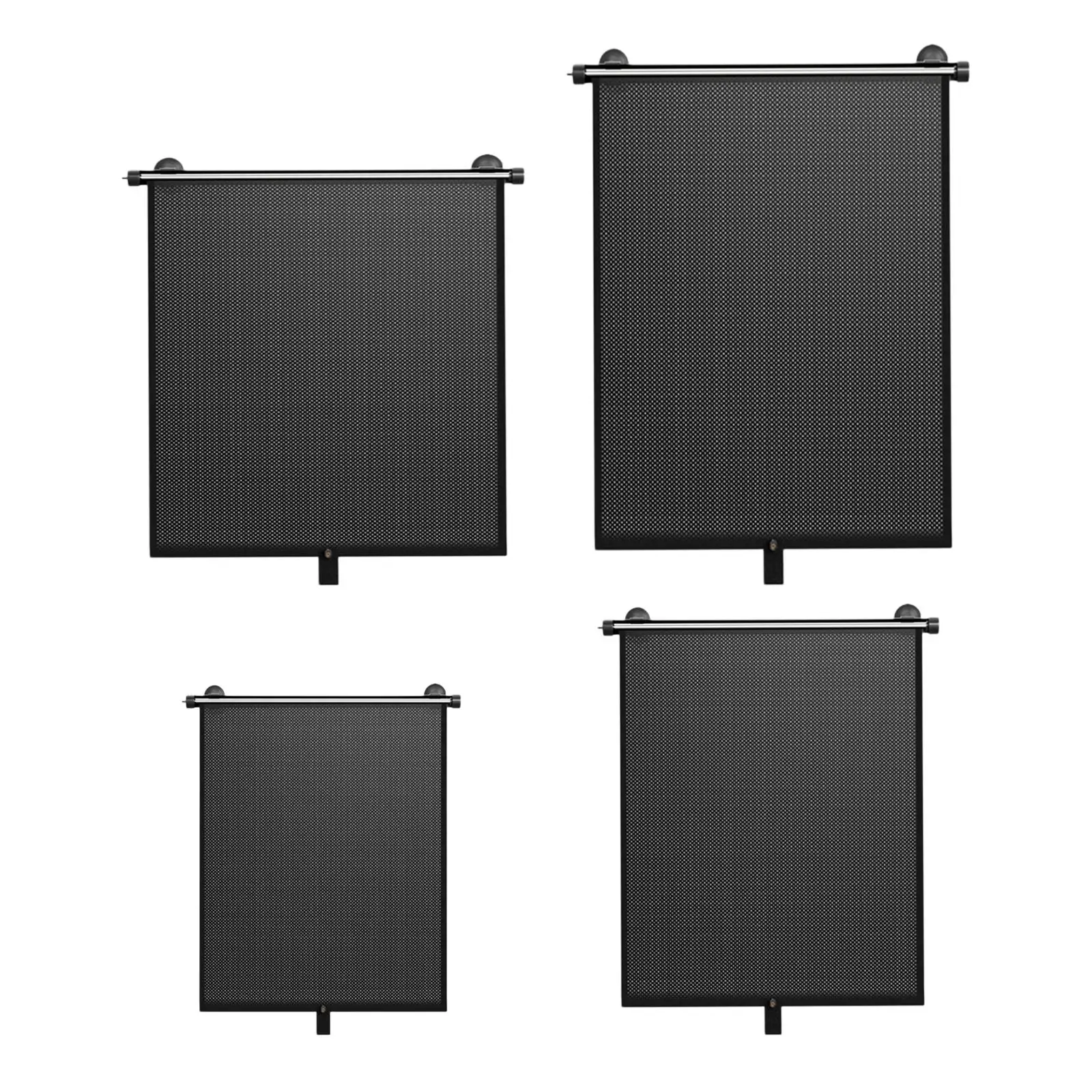 

Car Window Shade Retractable Multipurpose with Vacuum Suction Cups Privacy Blackout Side Window Screen Keeps Interior Cool