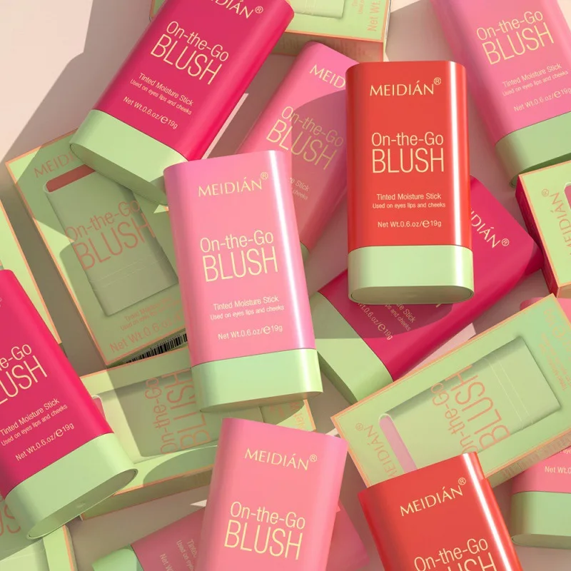 Maquillaje Contorno Rouge Blush Natural Matte Blush Stick Vitality Smooth Blush