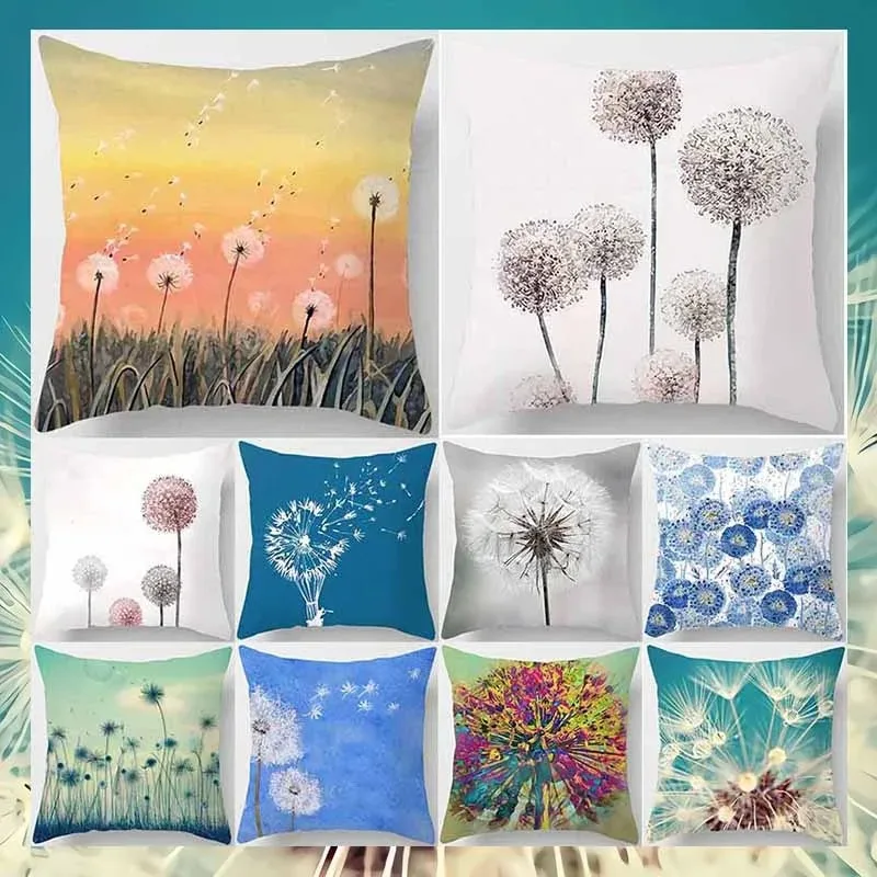 

Dandelion Simple Decorative Pillowcase Living Room Office Ornaments Home Pillowcase