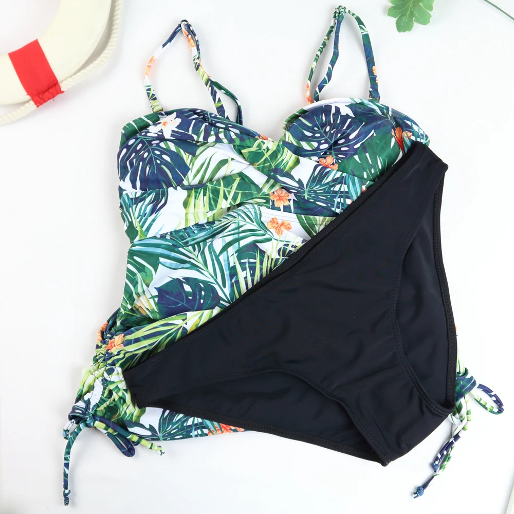 Sexy Bikini 2026 Frauen Badeanzug Weibliche Bademode Tankini Bauch-steuer Bikini Set Brasilianische Strand Tragen Drucken Badeanzug Biquini